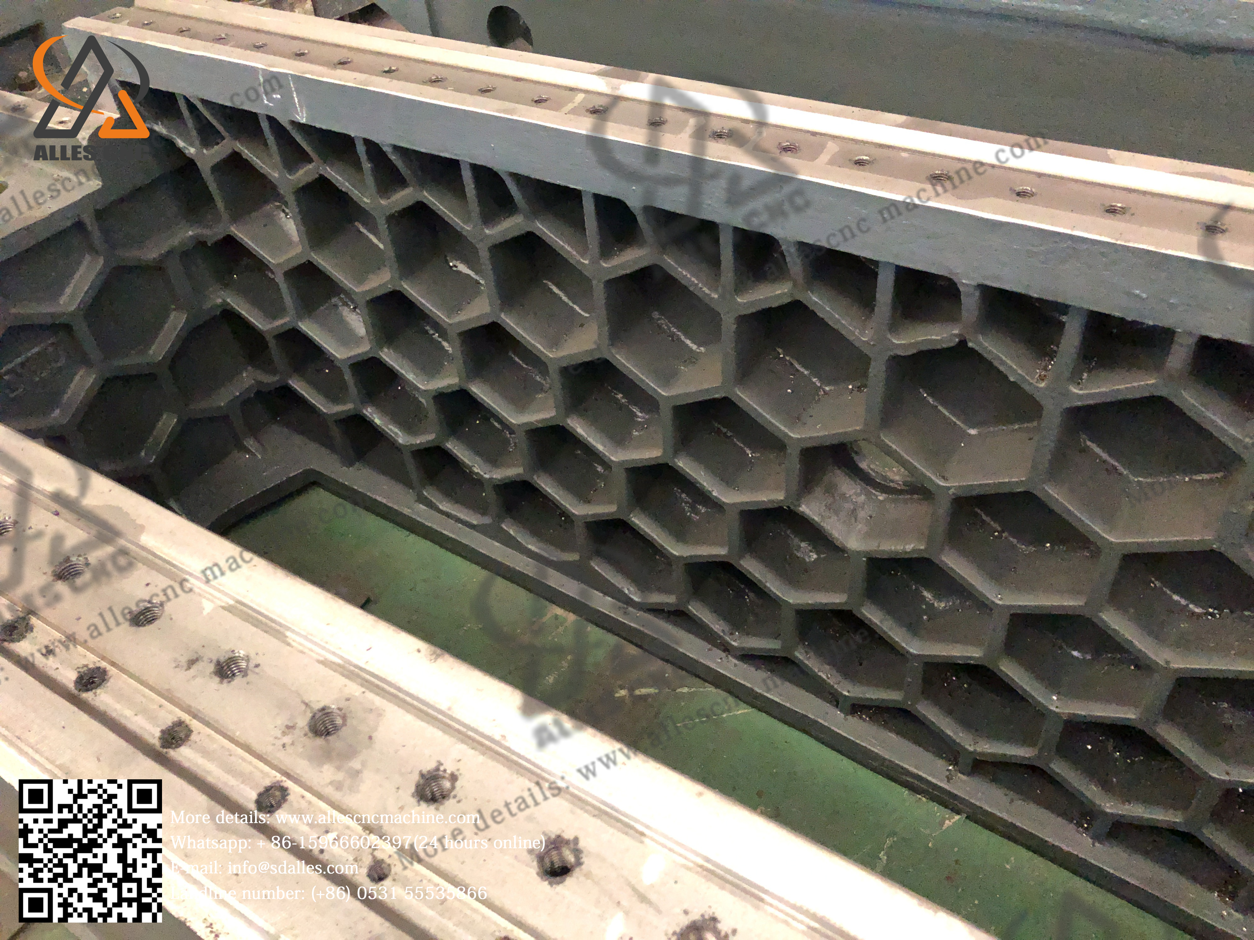 Máquina horizontal Base central