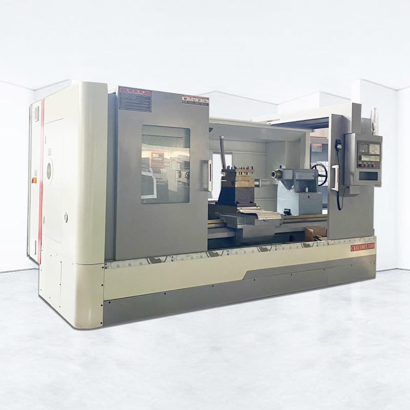 Torno CNC ALCK61100x1500 Utilizado En La Industria Metalúrgica Del Hierro Y El Acero