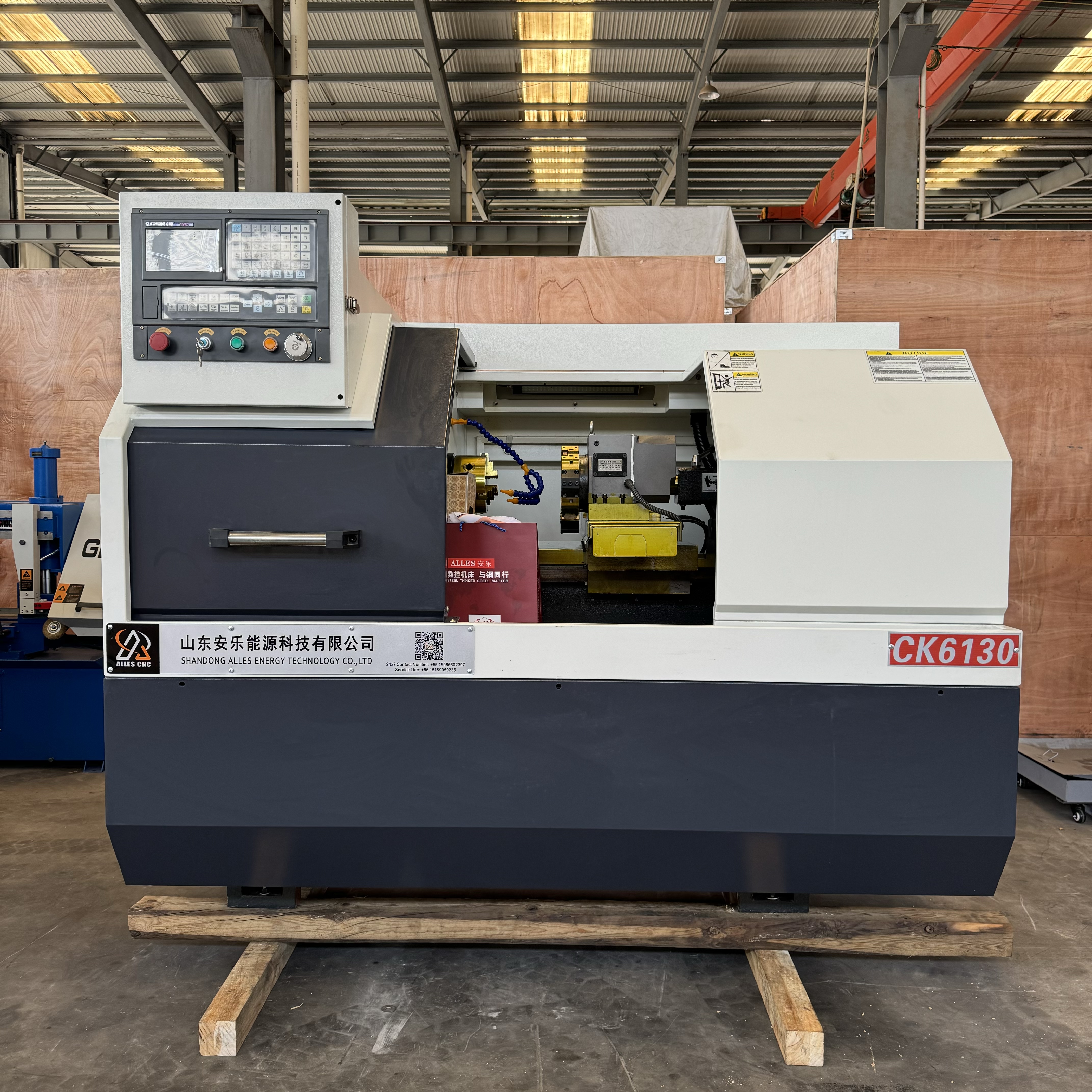 ALCK6130 CNC Tornas empacados con &eacute;xito y enviado al mercado ruso