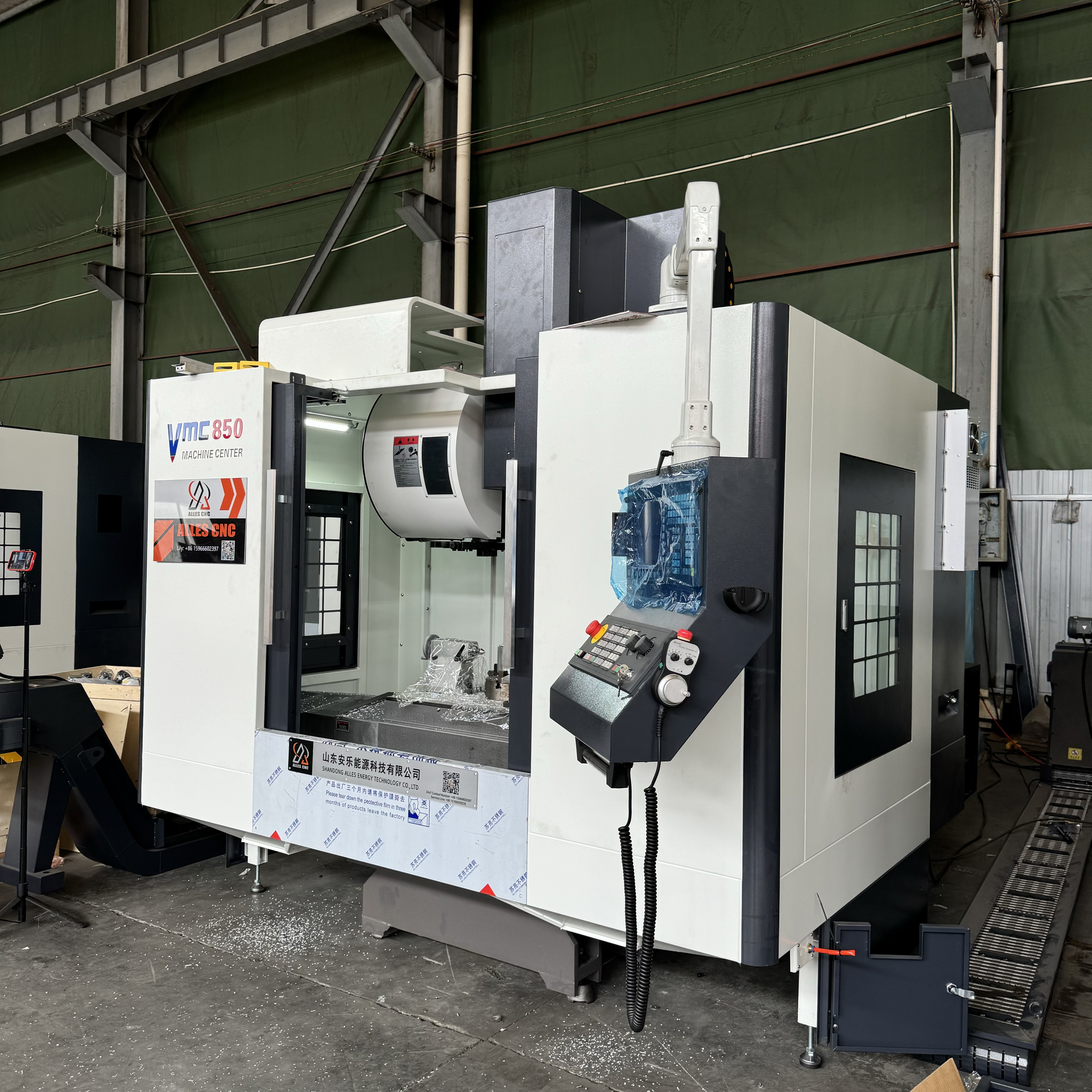 El centro de mecanizado vertical ALVMC850 est&aacute; a punto de ser enviado a Rusia