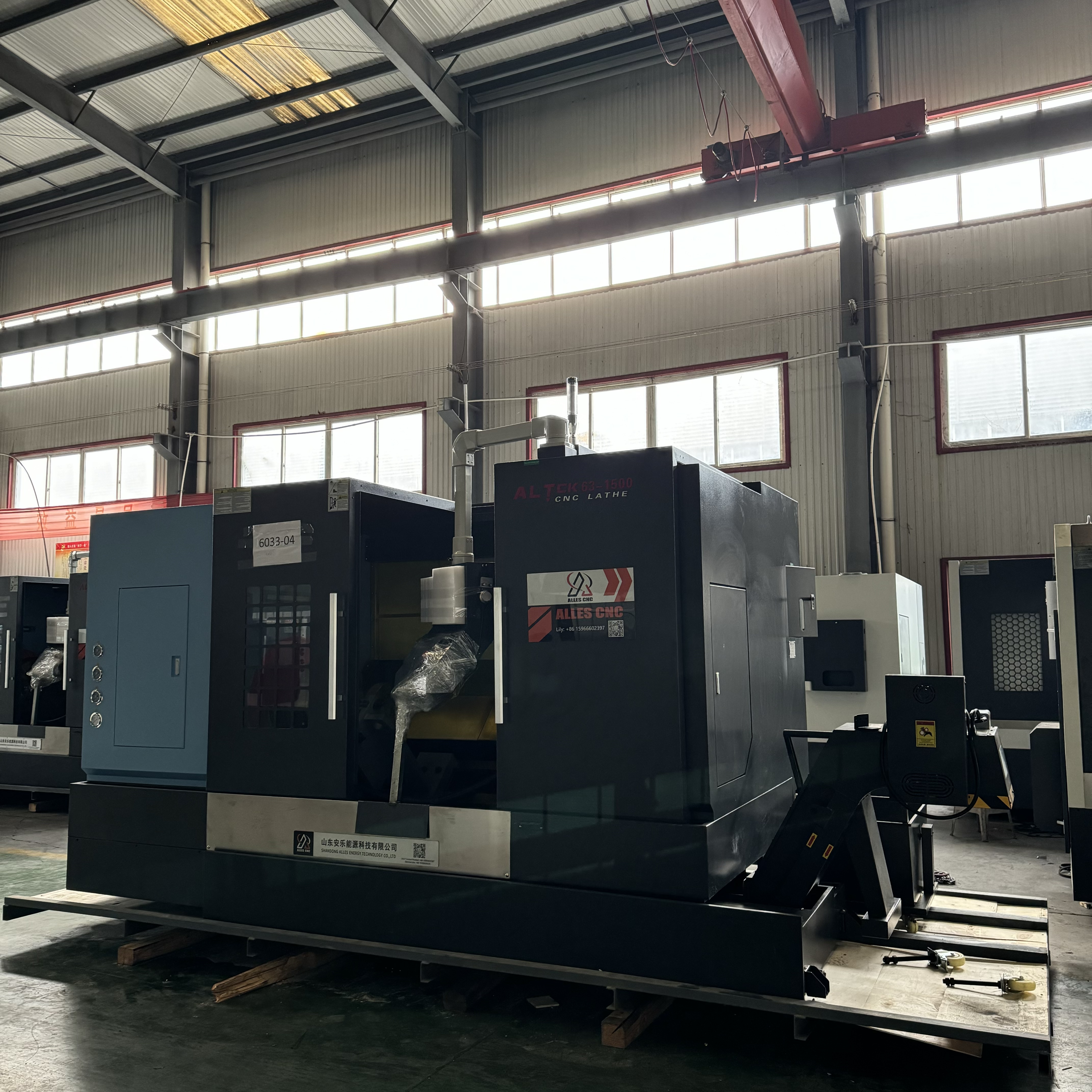 Se enviaron a Rusia seis tornos CNC de bancada inclinada y torneado-fresado compuesto ALTCK63-1500