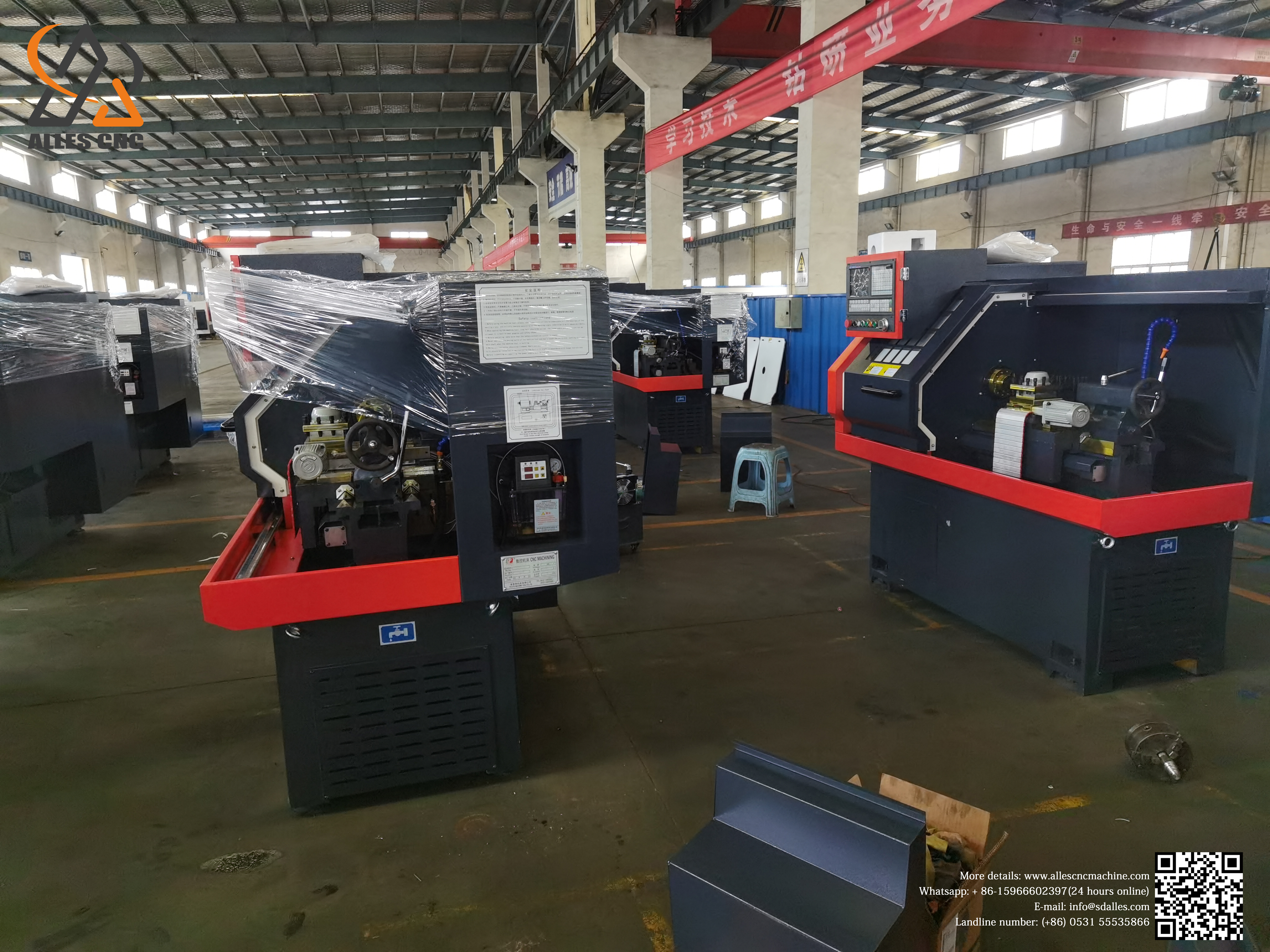 Horizontal CNC M&aacute;quina de fresado de metal F&aacute;brica