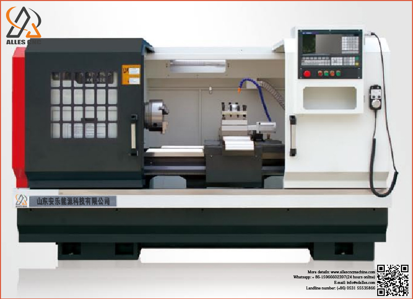 Alto precisi&oacute;n CK5085D Horizontal Horizontal Bed plana CNC M&aacute;quina de torno