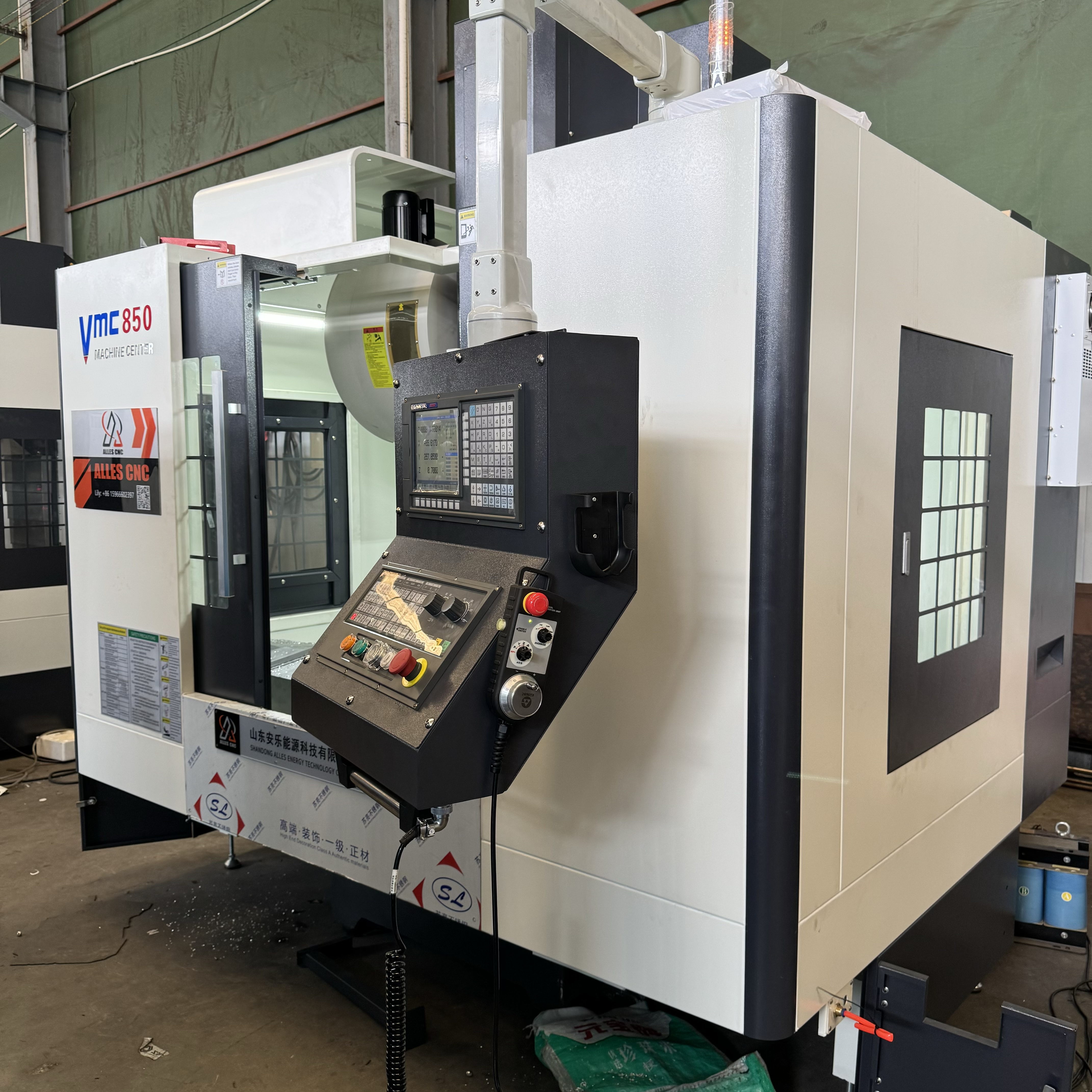 El centro de mecanizado vertical ALVMC850 fabricado en China se envi&oacute; con &eacute;xito a M&eacute;xico