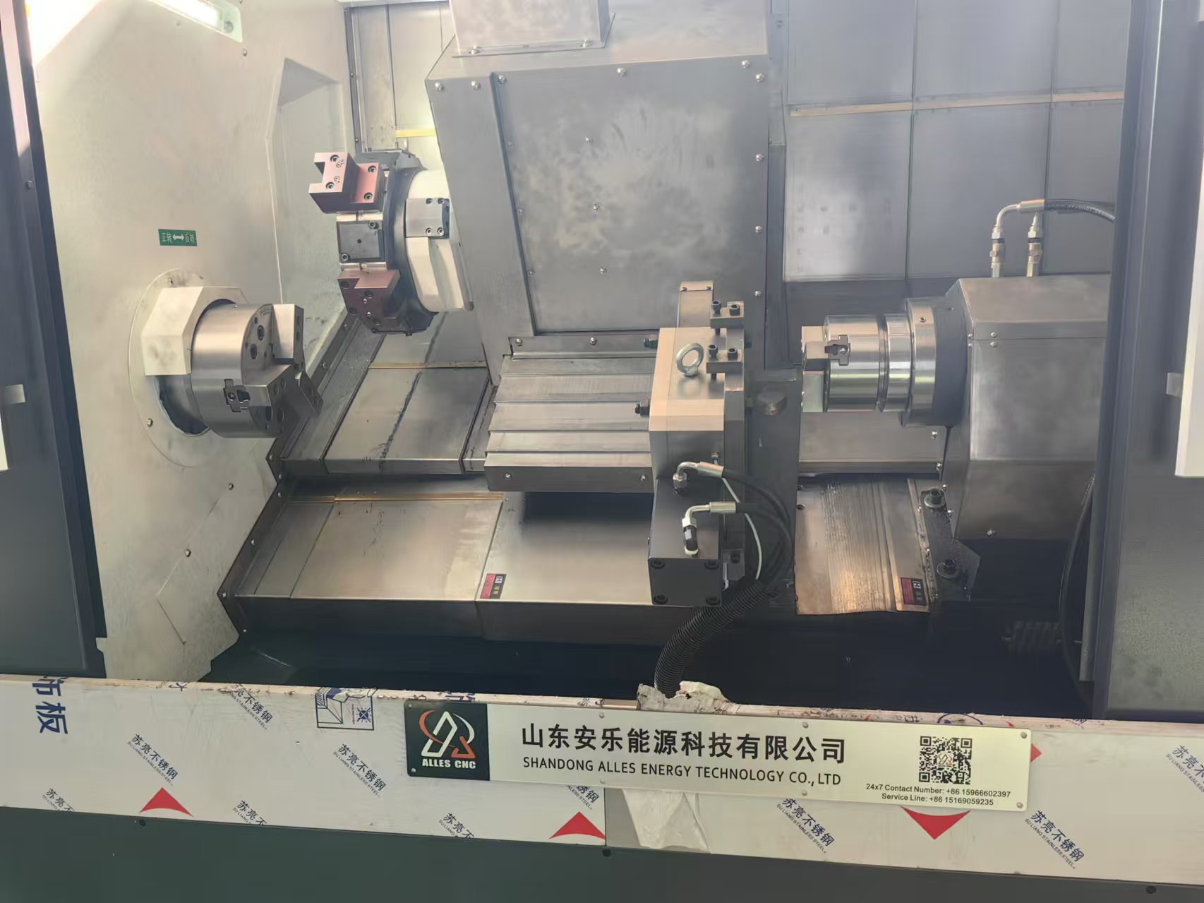 Altck56y Inspecci&oacute;n de torno de CNC completada, se enviar&aacute; pronto a Rusia, agregando impulso a la eficiencia de producci&oacute;n de clientes