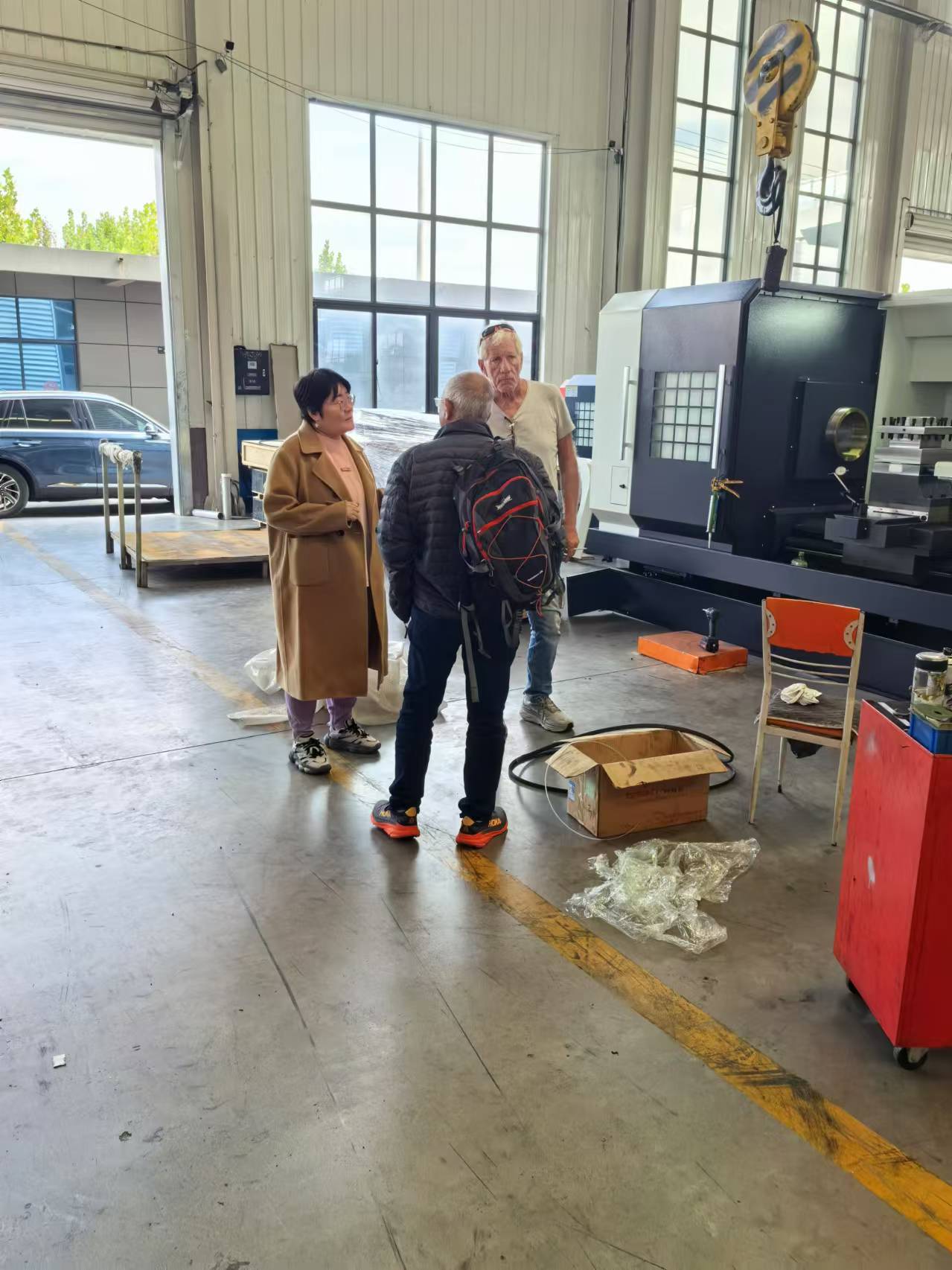 Clientes israel&iacute;es visitan ALLES CNC para buscar cooperaci&oacute;n y desarrollo futuros