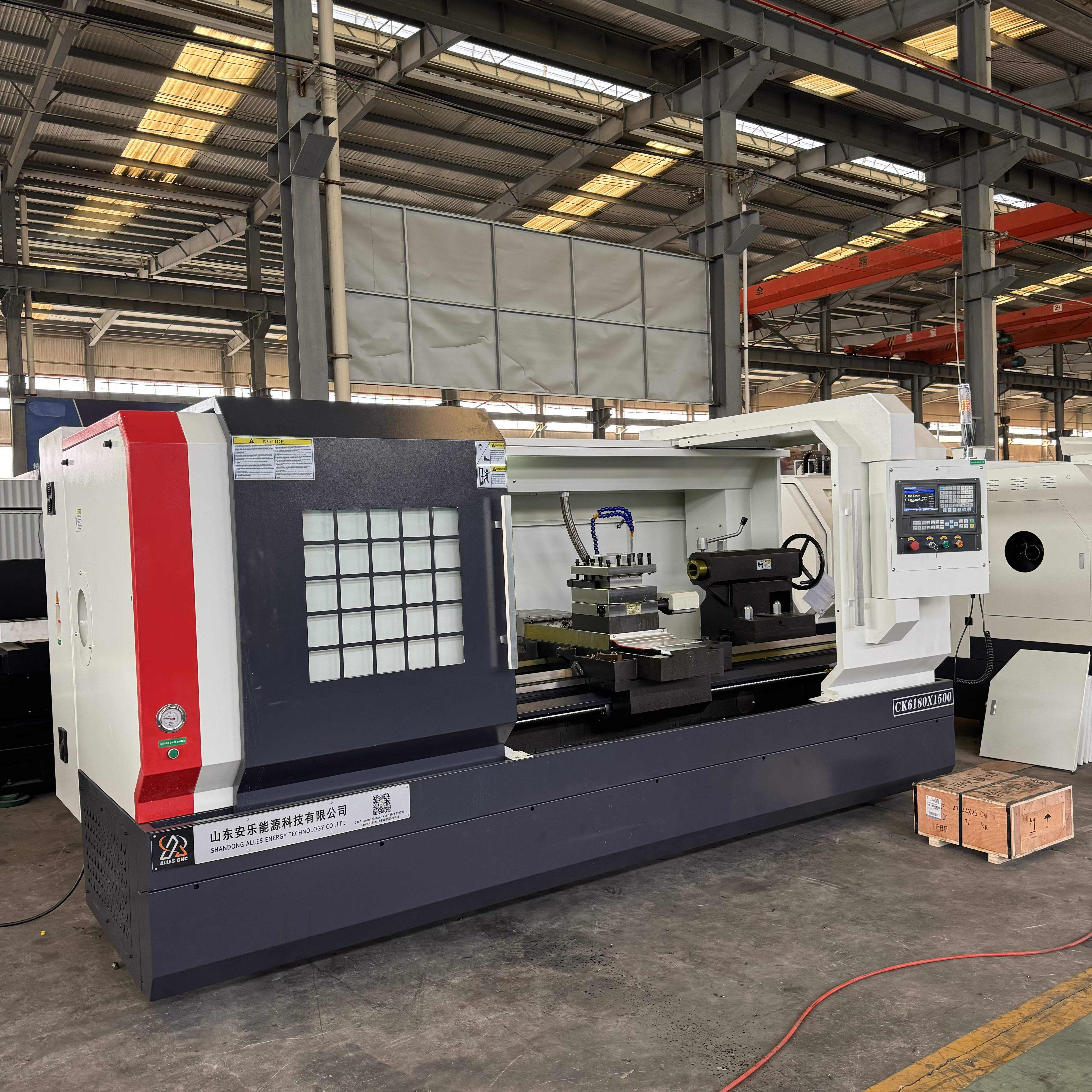 CNC Lathe Alck6180x1500 est&aacute; lleno y enviado a M&eacute;xico para ayudar a la fabricaci&oacute;n de precisi&oacute;n