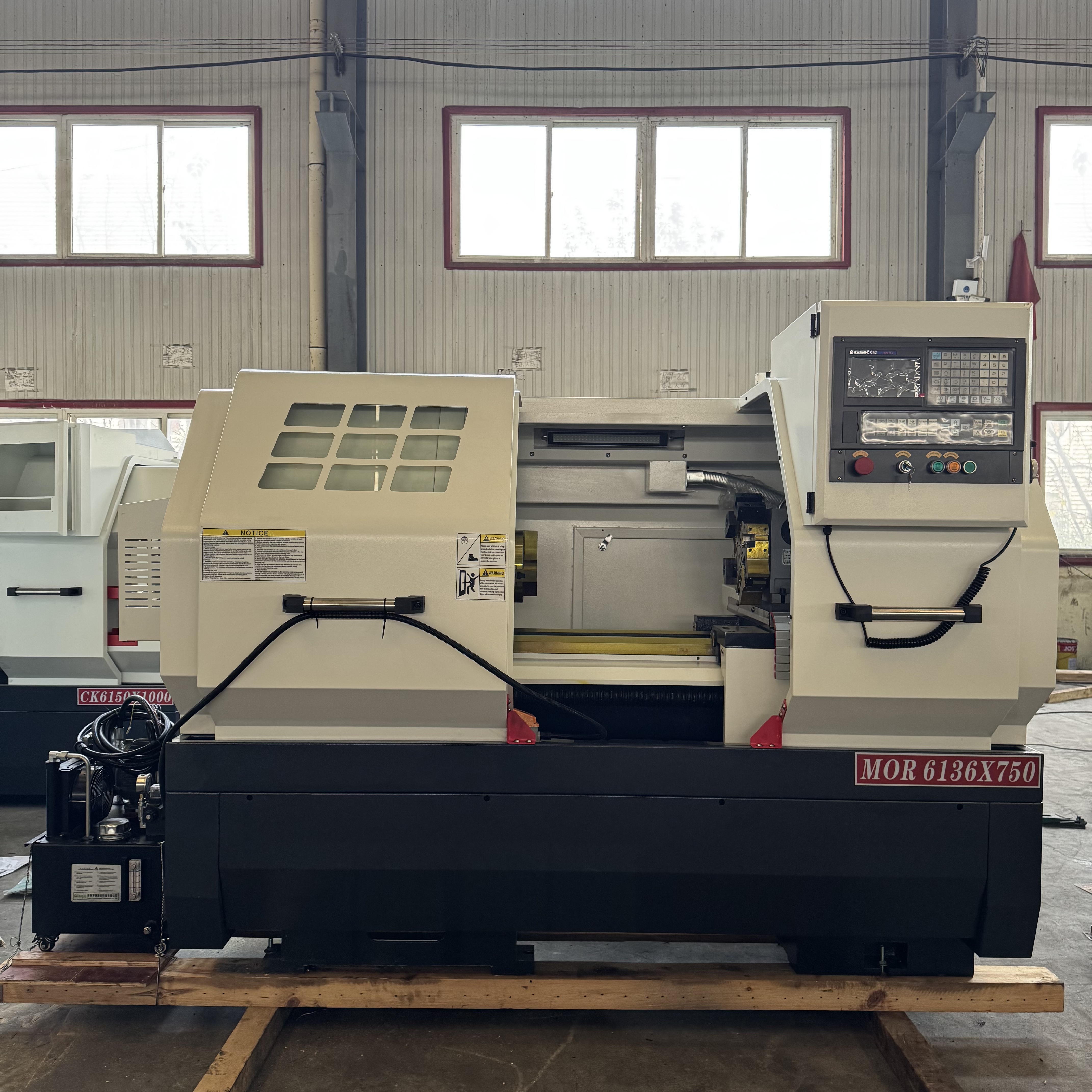 CNC Lathe Alck6136x750 Empaquetado y enviado a Israel, aportando energ&iacute;a eficiente a la industria de mecanizado de precisi&oacute;n
