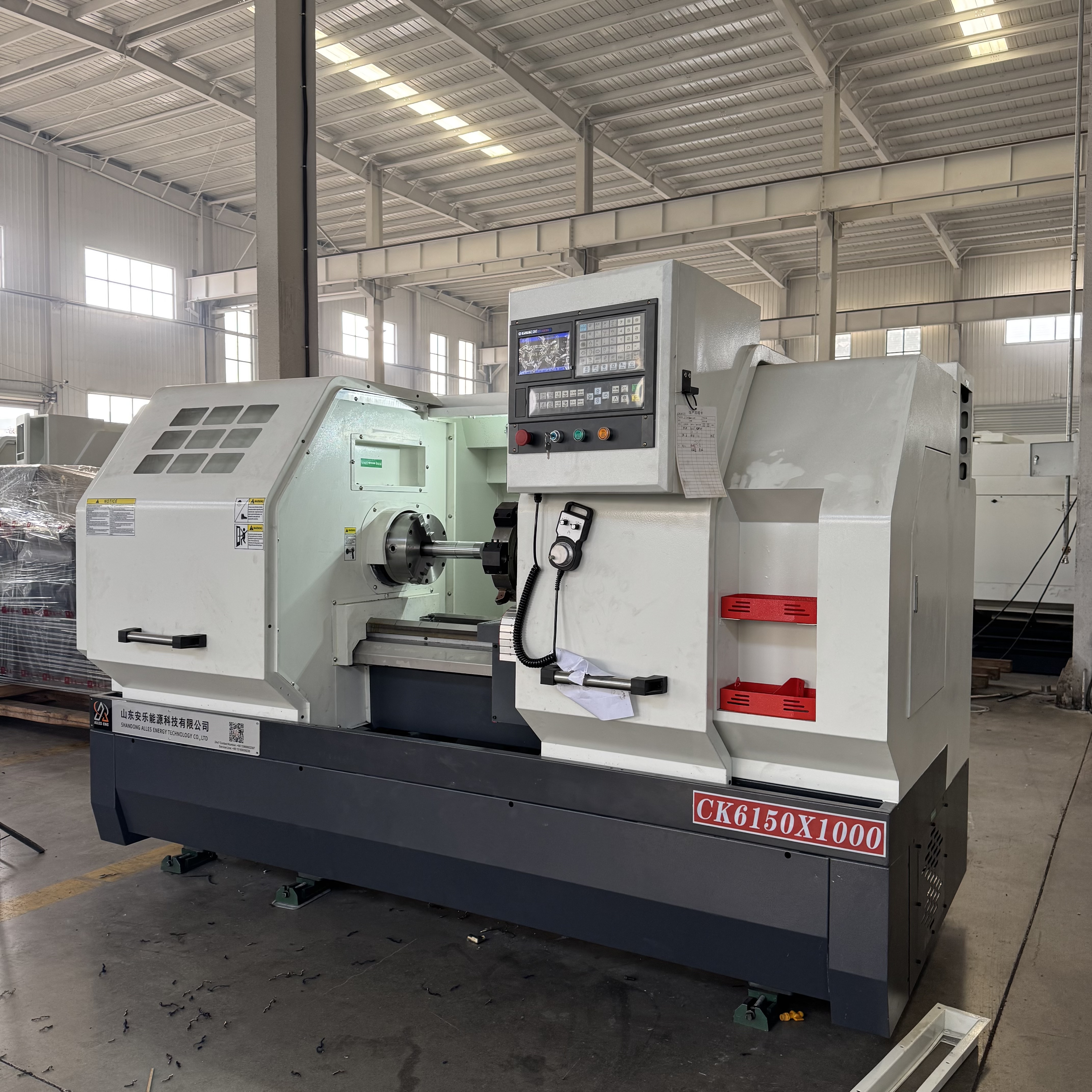 Torno CNC ALCK6150X1000 embalado y enviado a Argentina - Ayudando a la modernizaci&oacute;n industrial y la fabricaci&oacute;n de precisi&oacute;n